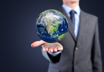 Concept, globalization, icon.