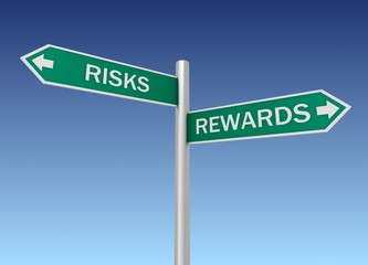 Obraz premium risks rewards