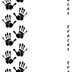 Human hands seamless pattern