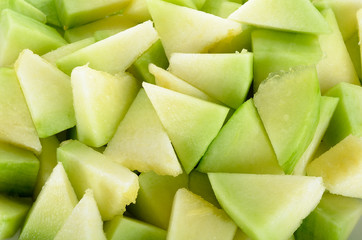 Close up cantaloupe melon background texture