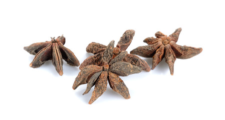 Anise isolated on the white background