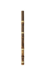 backside of Korean traditional instrument called Danso, isolated