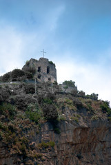Fototapeta na wymiar Ancient ruins of the church