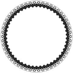 Floral Vector Fine Frame