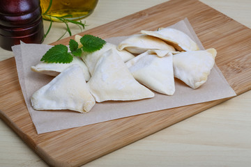 Raw potato dumplings