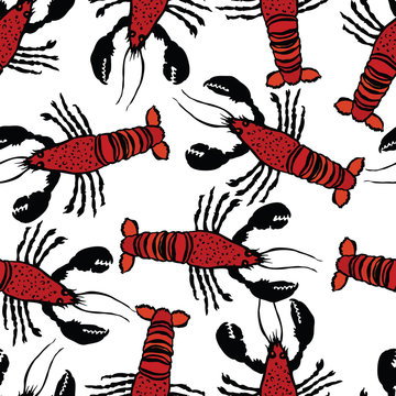 Red Lobsters background