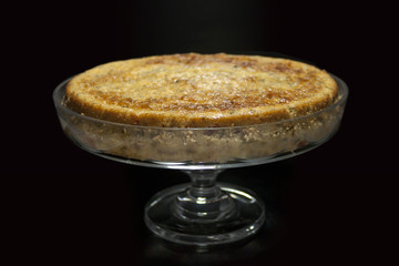 Delicious homemade vegetable pie with cheese