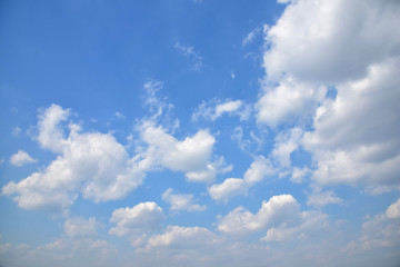 Blue sky and clouds
