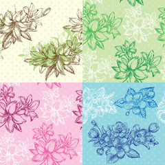 flower pattern collection