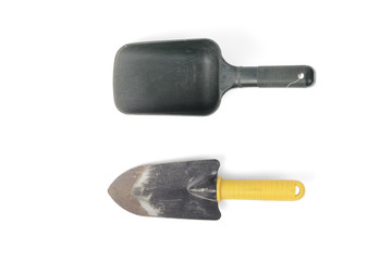 two trowels for gardening