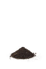 small heap of soil for repotting