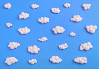 Fondant cloud background