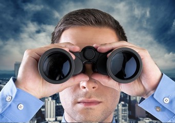 Binoculars, The Future, Business.