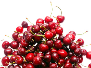 Fototapeta na wymiar sour cherries