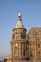 Detail of haydarpasa train station, Istanbul