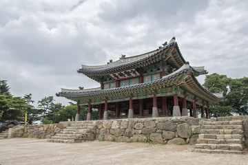 Fototapeta na wymiar Sueojangdae of Namhansanseong in Korea