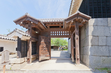 Shikiri Gate (1854) of Matsuyama castle, Japan