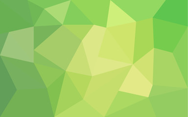 Abstract green triangle background