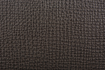 closeup of wrinkled brown leather