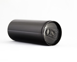 Black energy drink cans