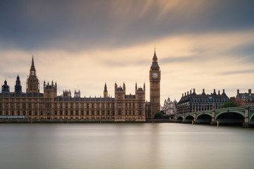 Obraz na płótnie Canvas Houses of Parliament - Long Exposure version, London