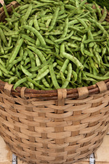 Basket of green beans