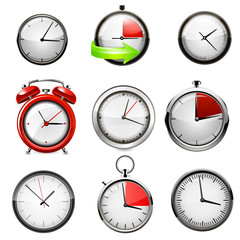 Timer set. Vector