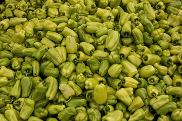Group of green pepper