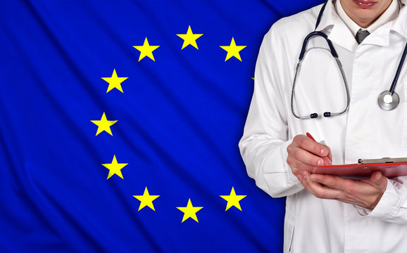 Doctor and EU flag