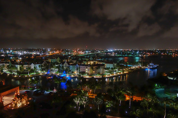 Aerial view of Nassau