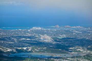 Aerial view of Nassau