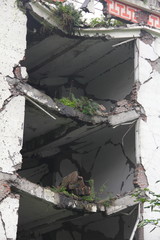 Fallen outer walls