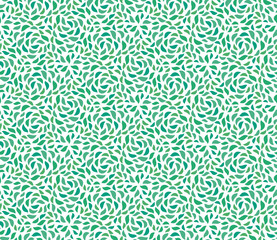 Mooi naadloos patroon van groene bladeren
