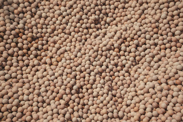 closeup of ceramic balls called hydroball
