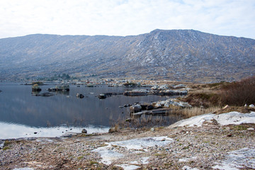 View of Lough Aconeera, Connemara, Co. Galway, Ireland.