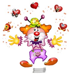 clown giocoliere 3