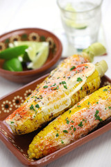 mexican grilled corn, elote