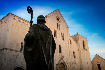 Basilica di San Nicola, Bari - obrazy, fototapety, plakaty