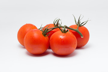 トマト（房付きのトマト）　横位置