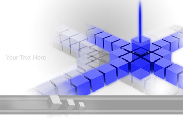 Digital illustration of color background showing construction co