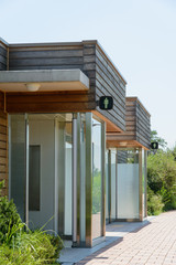 public restroom in a park