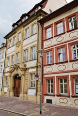 Fototapeta na wymiar Patrizierhaus in Bamberg