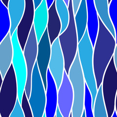 Seamless pattern with mosaic pattern.