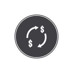 Money circle icon