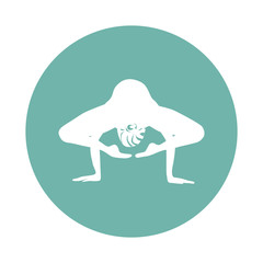 Yoga pose icon