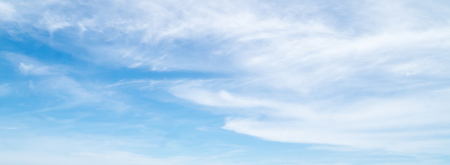 softly clouds in the blue sky background