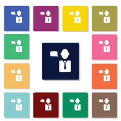 Fototapeta premium Businesman icon