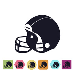 American football helmet icon