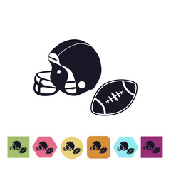 American football ball icon