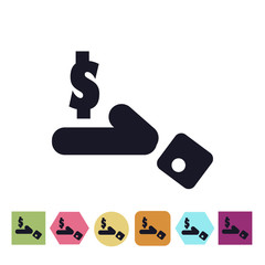 Money and hand icon